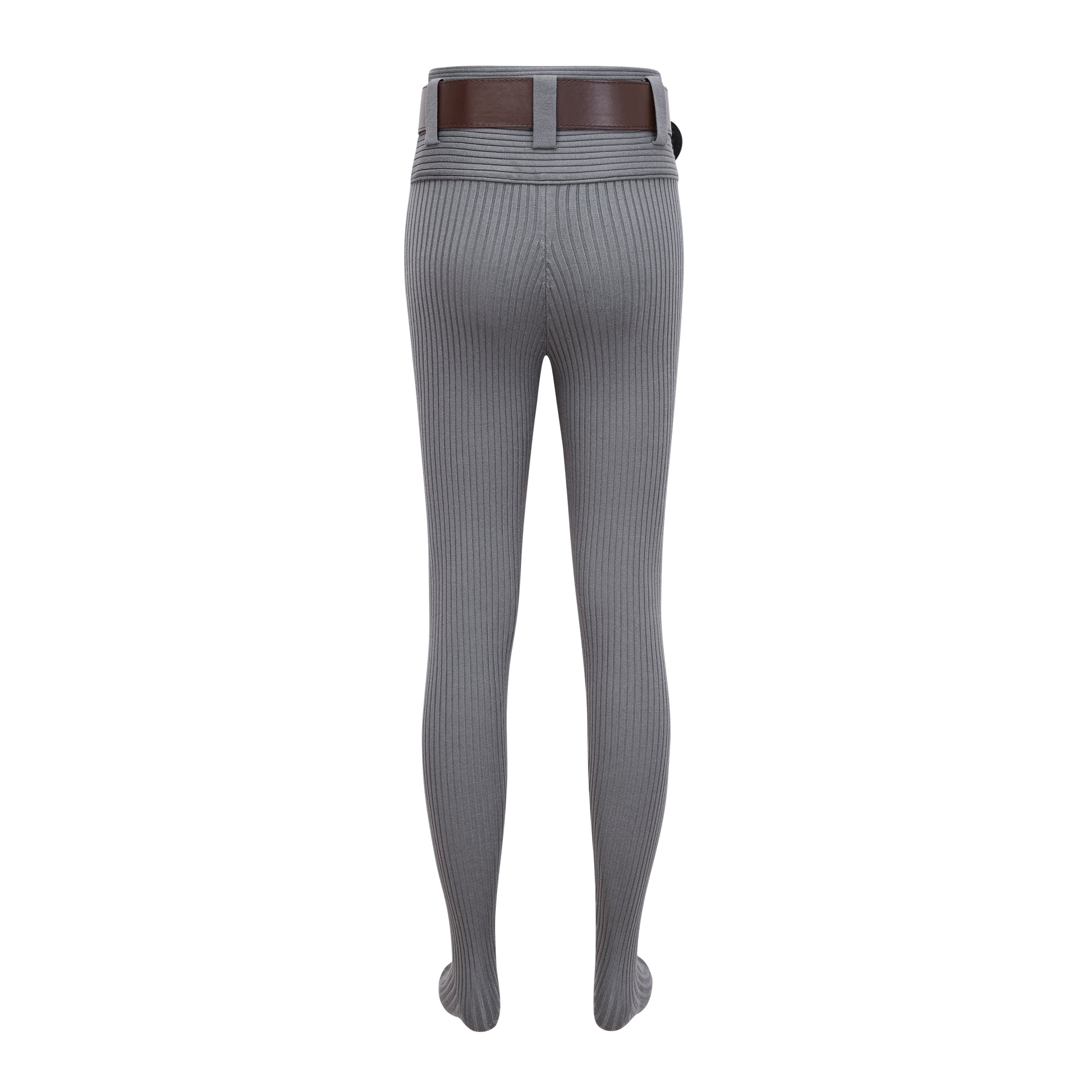 Claire Grey geripptes Strick-Body- und Hosen-Set