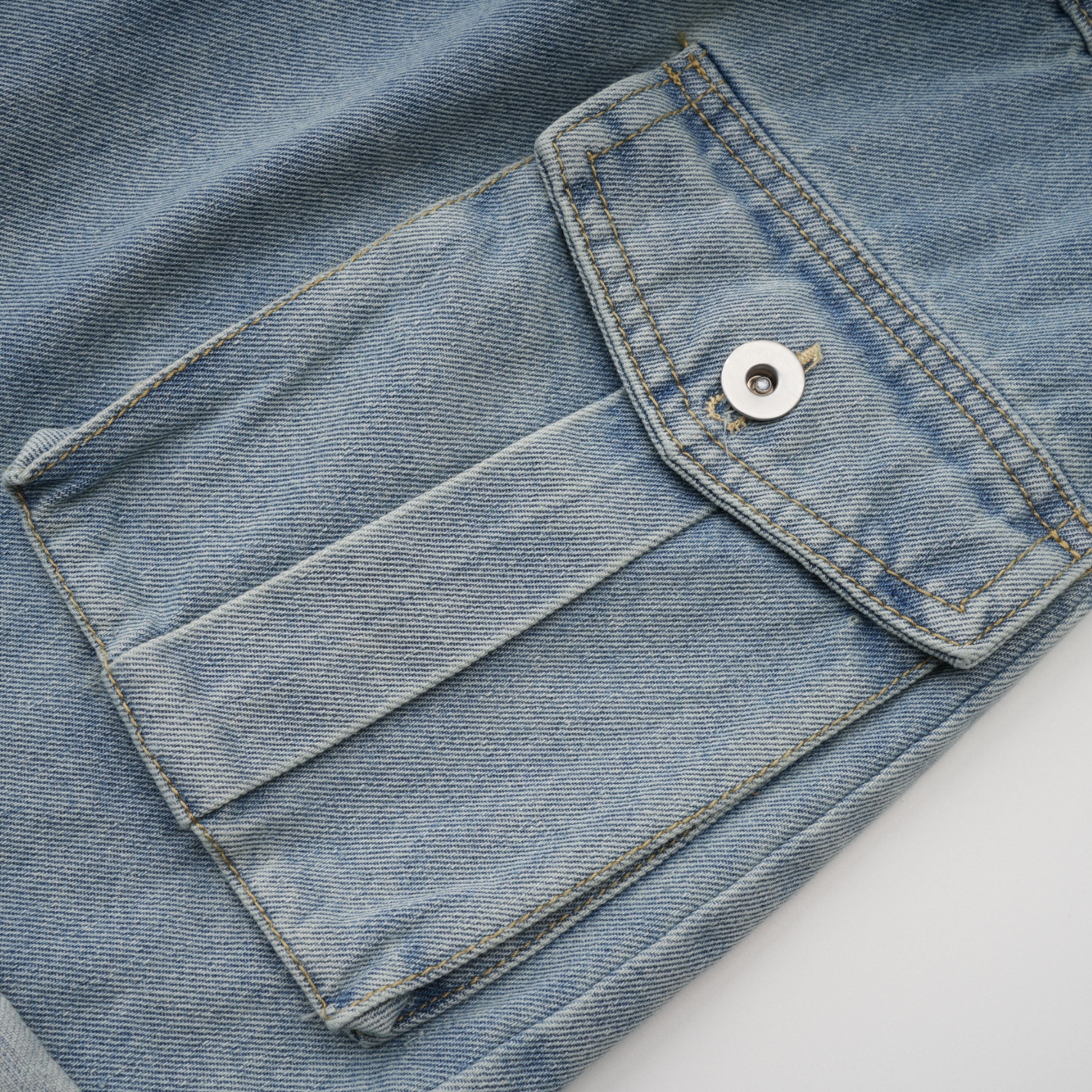 Marta Blauer Denim-Playsuit mit Verwaschen-Effekt