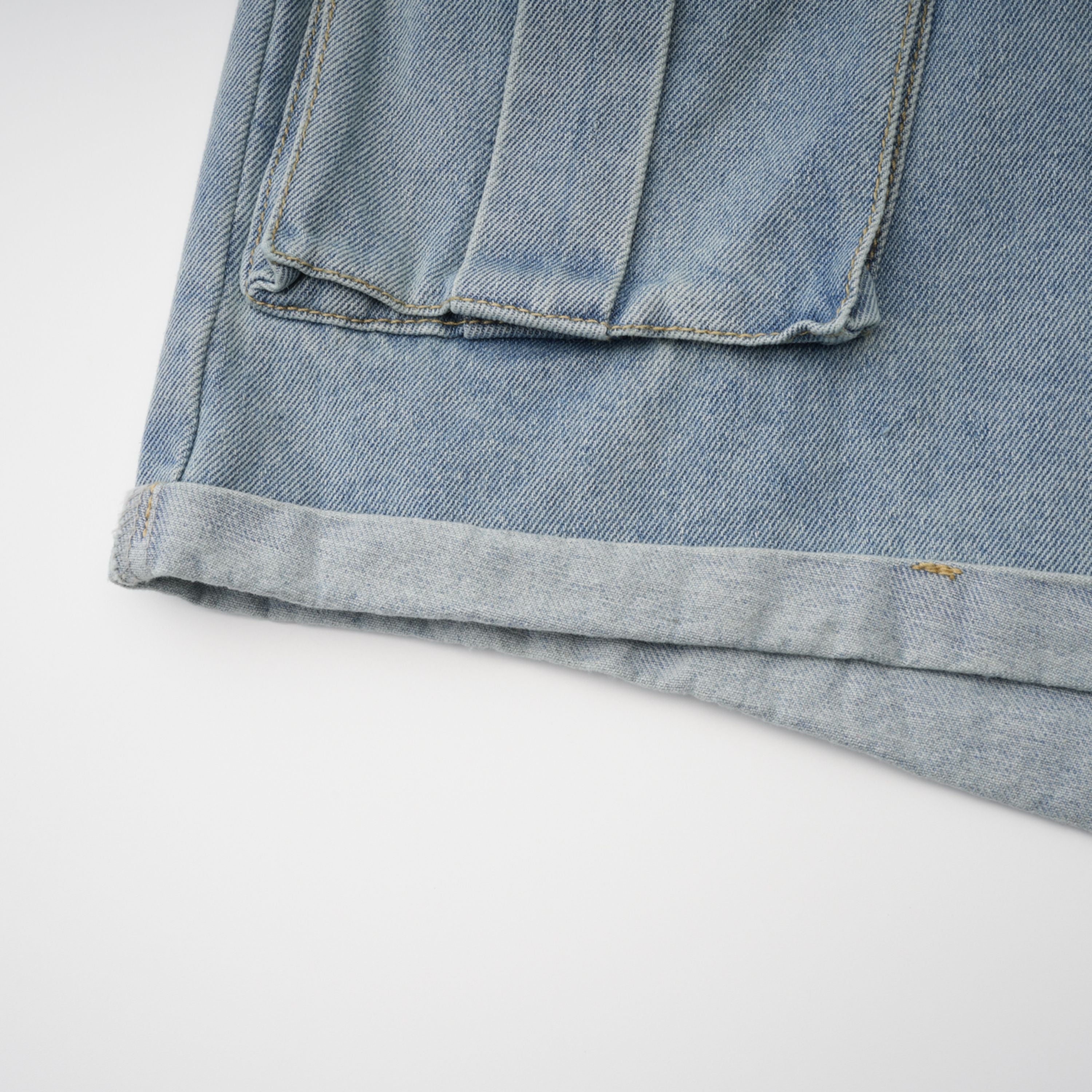 Marta Blauer Denim-Playsuit mit Verwaschen-Effekt