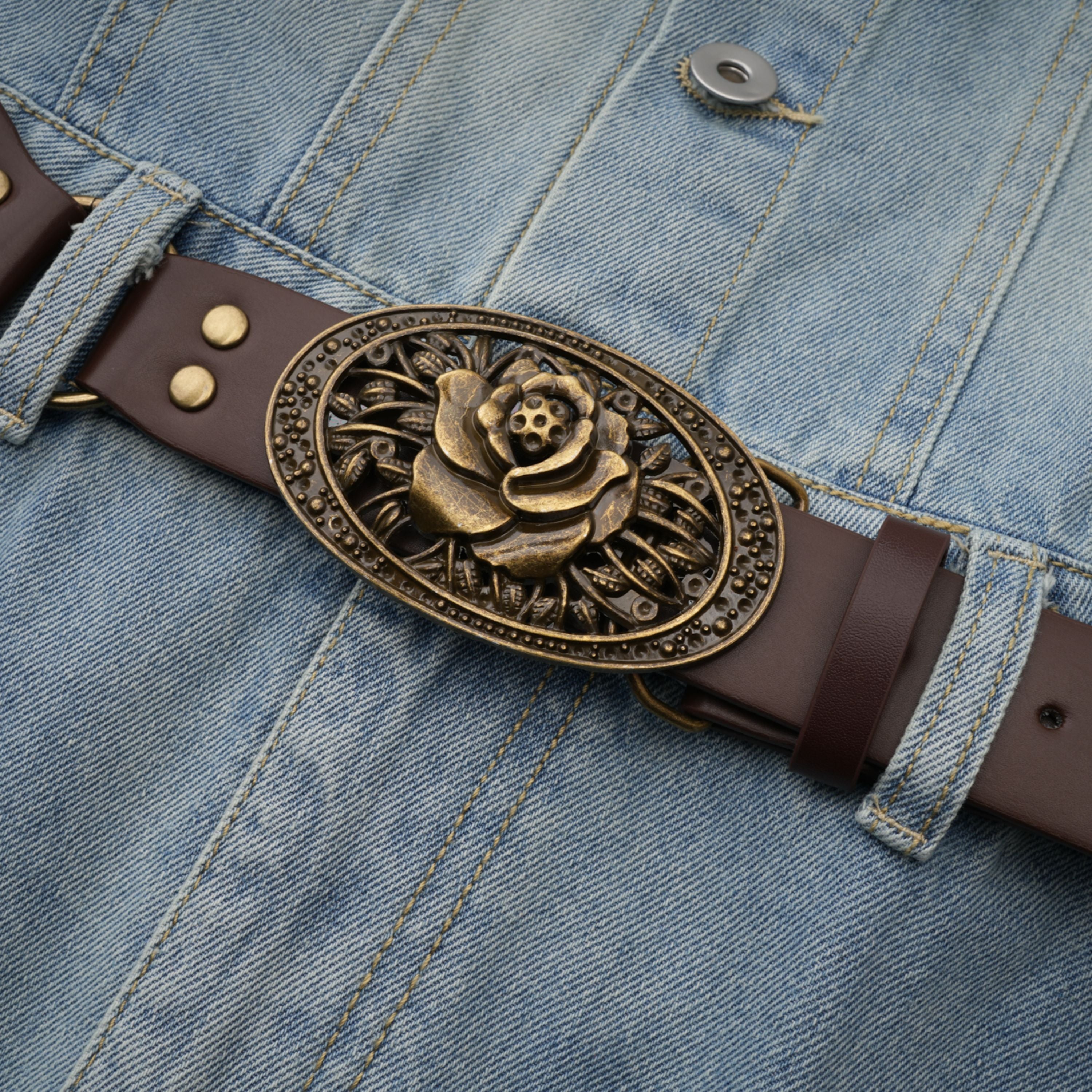 Marta Blauer Denim-Playsuit mit Verwaschen-Effekt