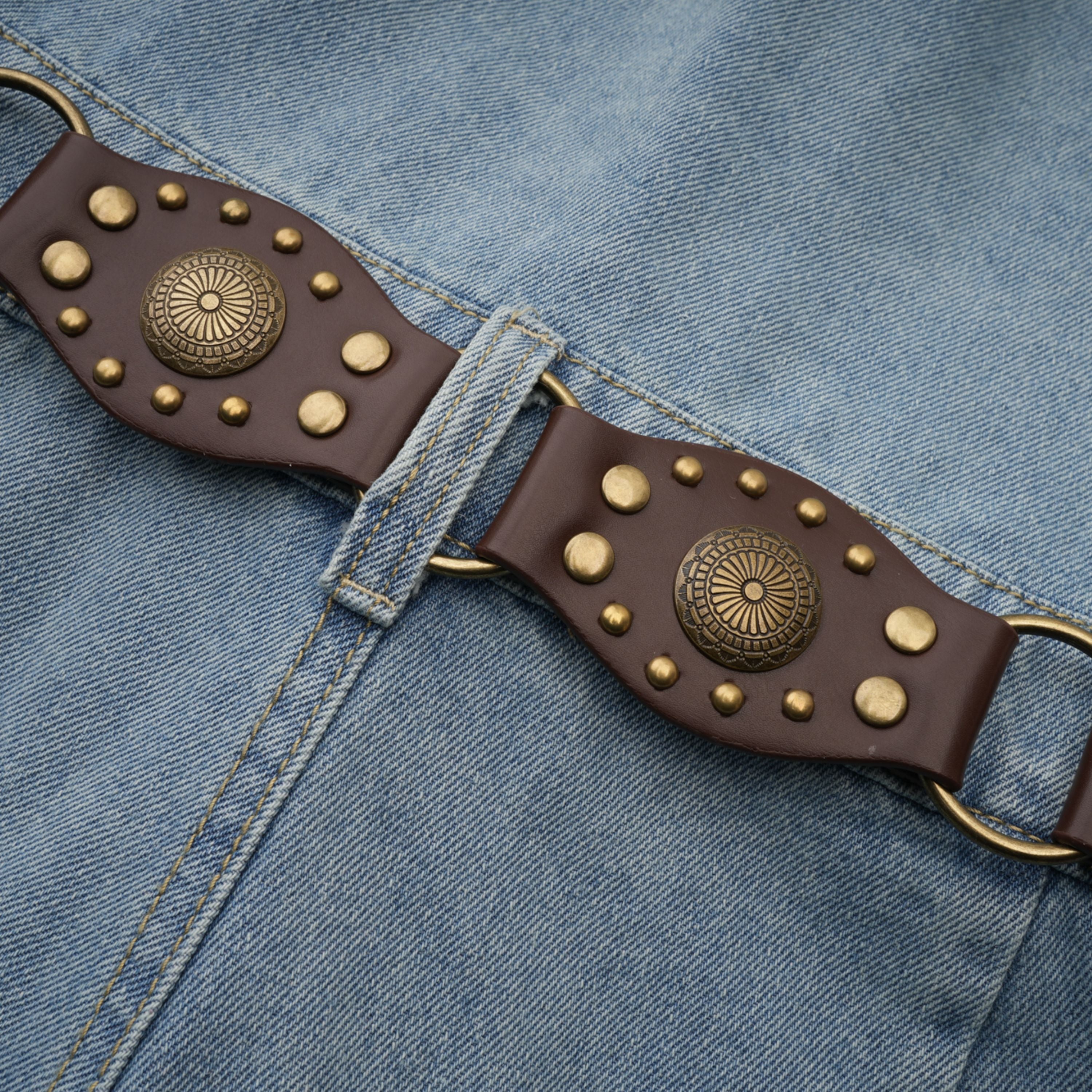 Marta Blauer Denim-Playsuit mit Verwaschen-Effekt