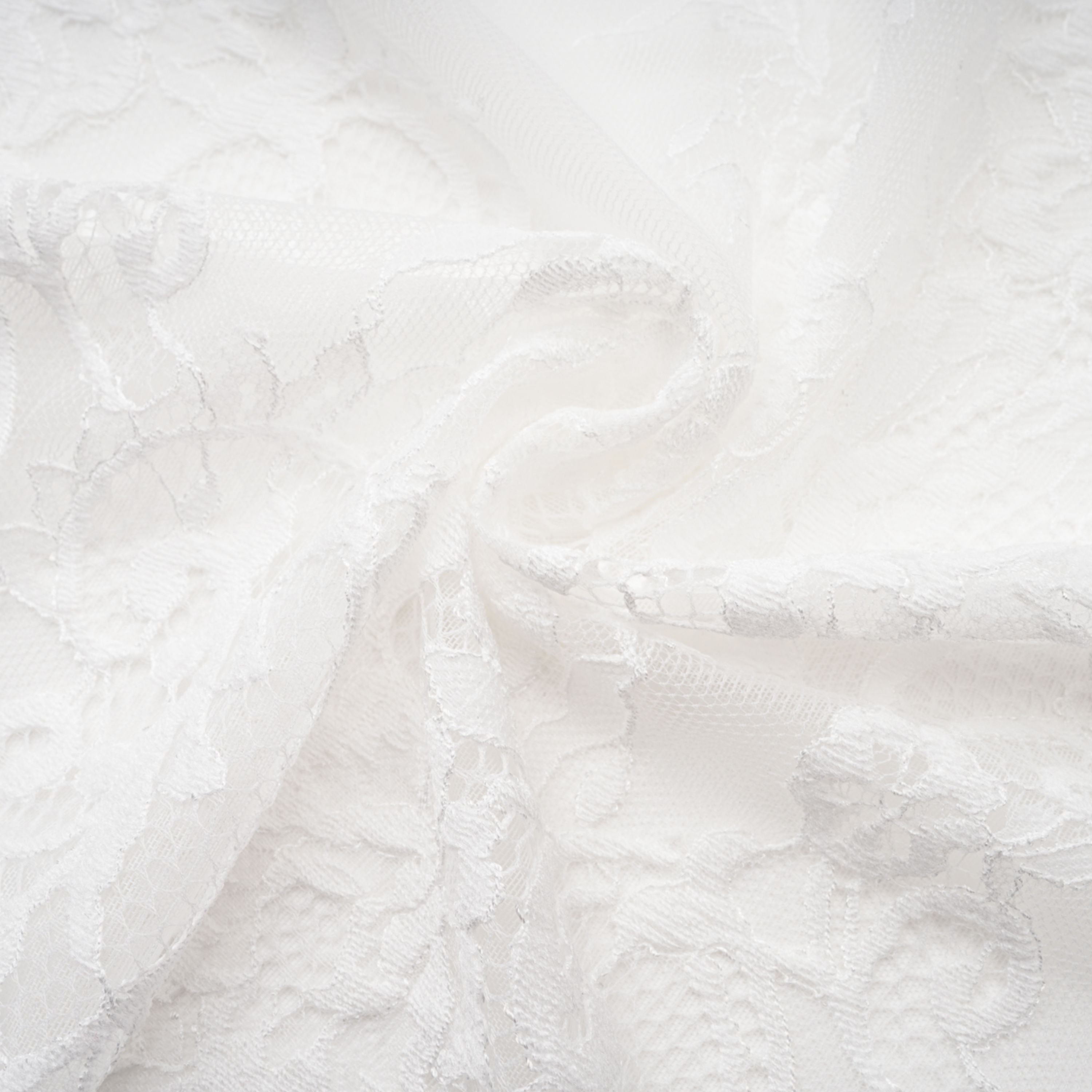 Margherita Weißes Spitzenkleid mit Blumenmuster & Rock-Set