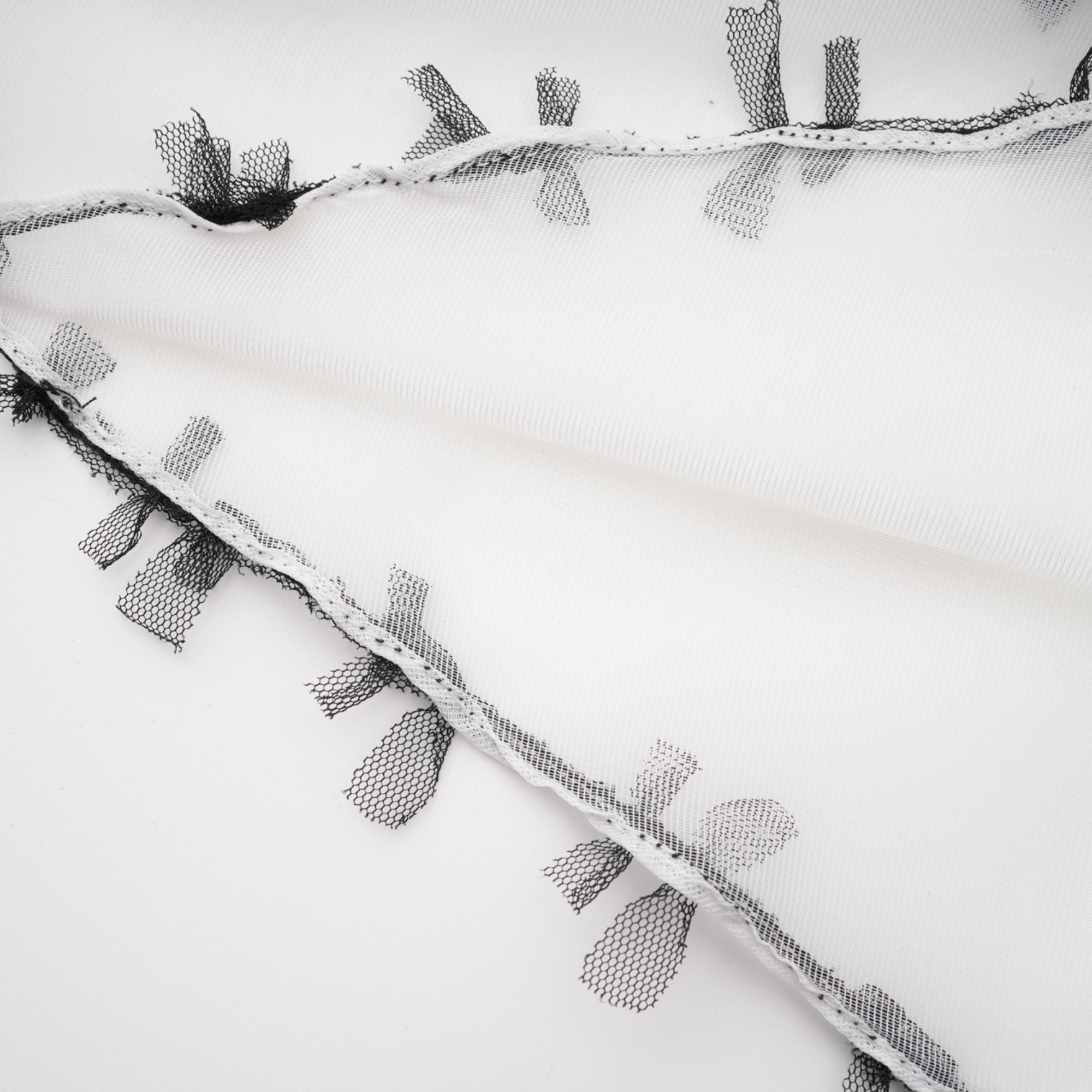 Eléonore Midi-Kleid aus Tüll mit Farbblock-Design