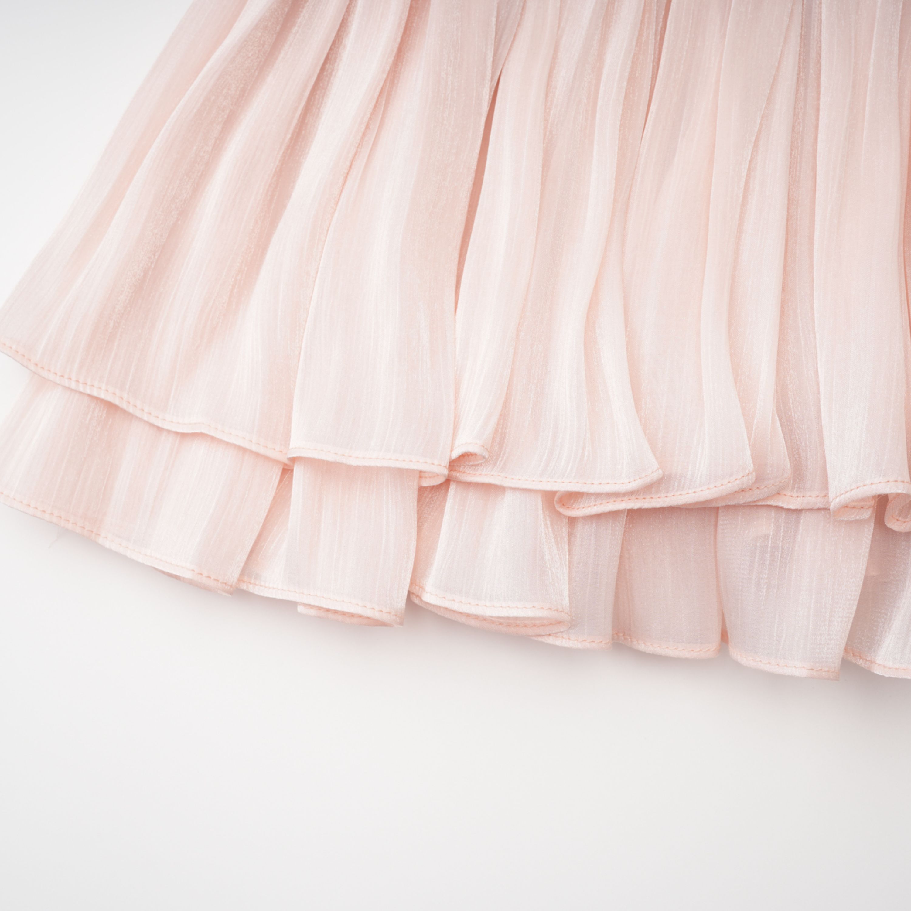 Bernice Pink Glänzendes Cape & Kleid Set