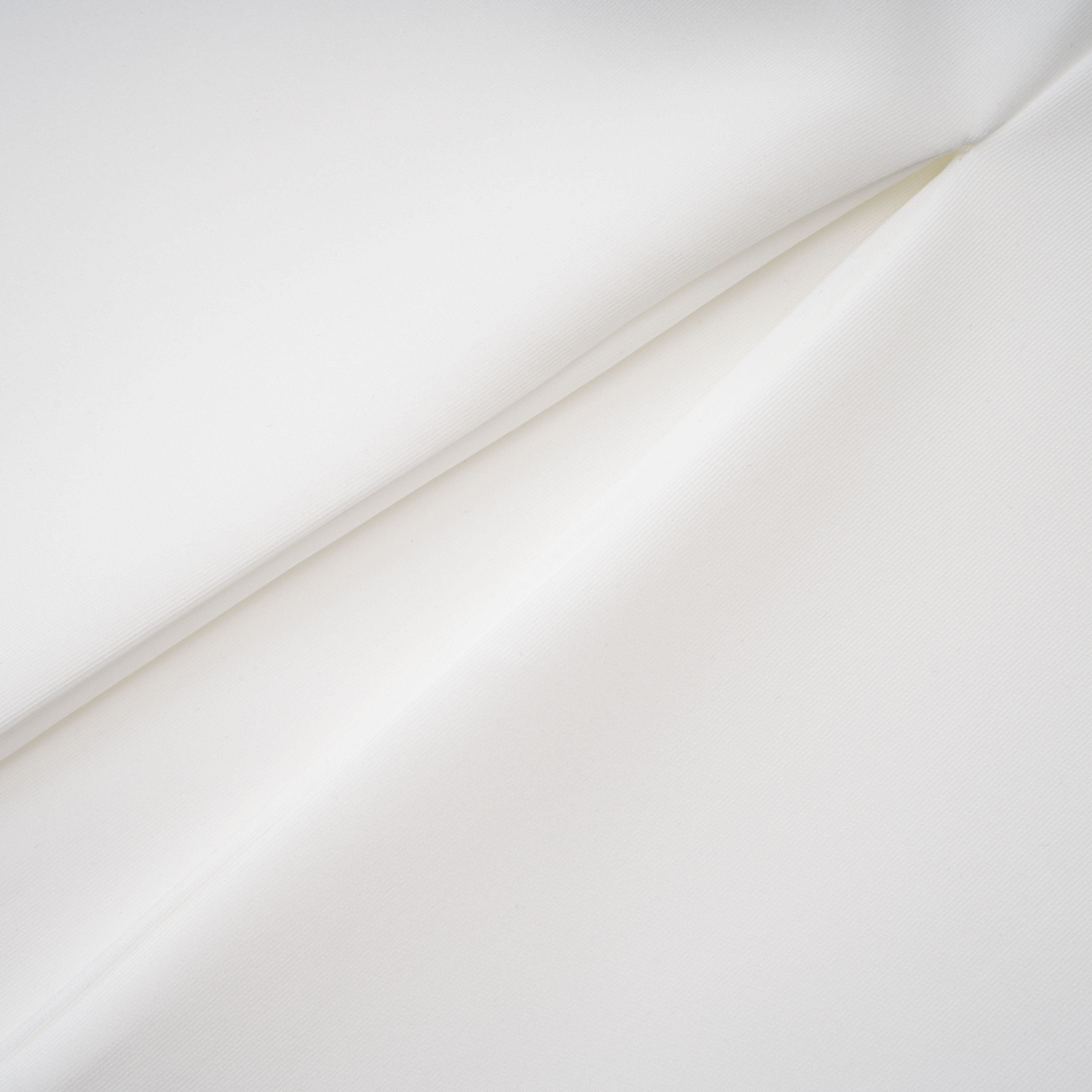 Felice Weißes strukturiertes Cape- und Korsettkleid-Set