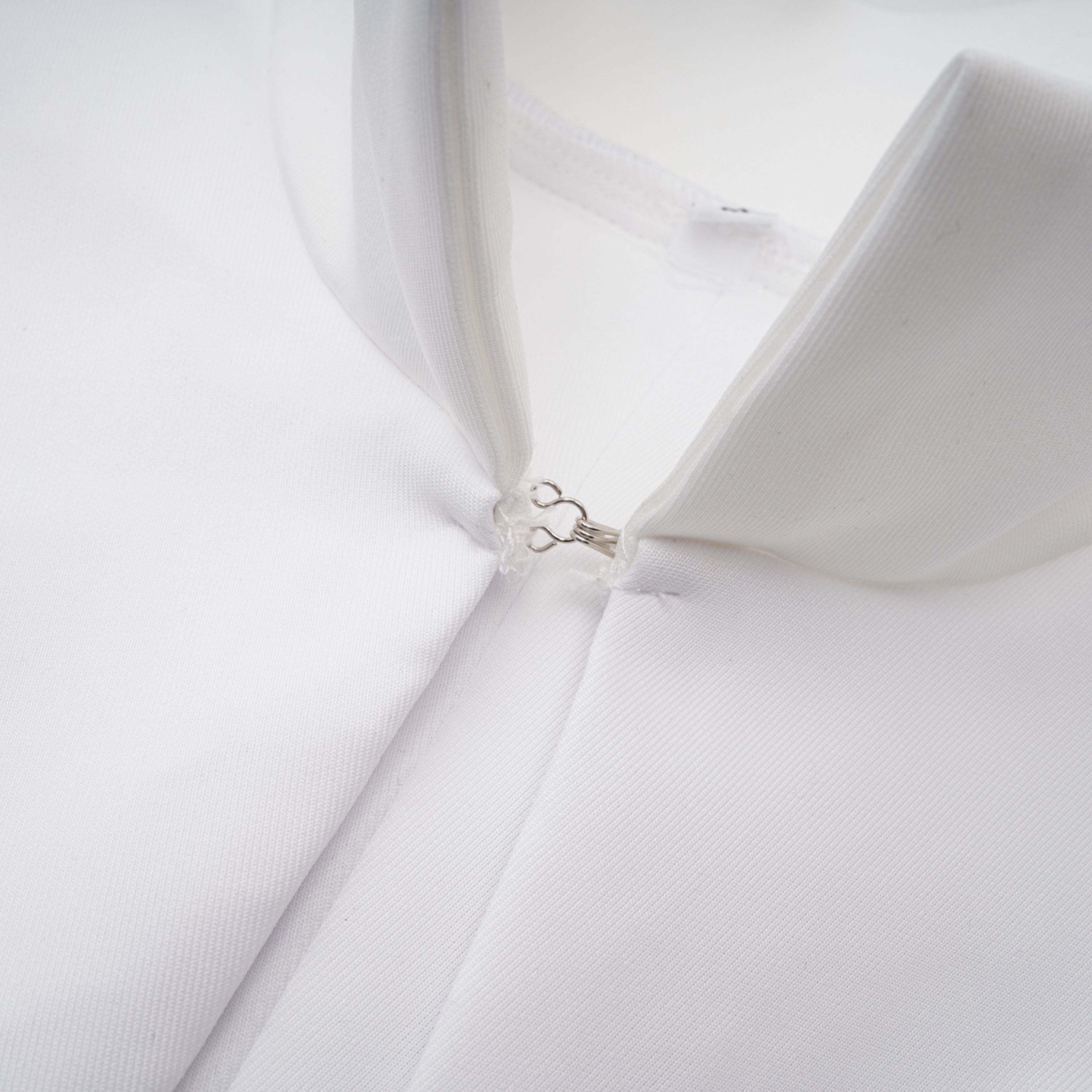 Felice Weißes strukturiertes Cape- und Korsettkleid-Set