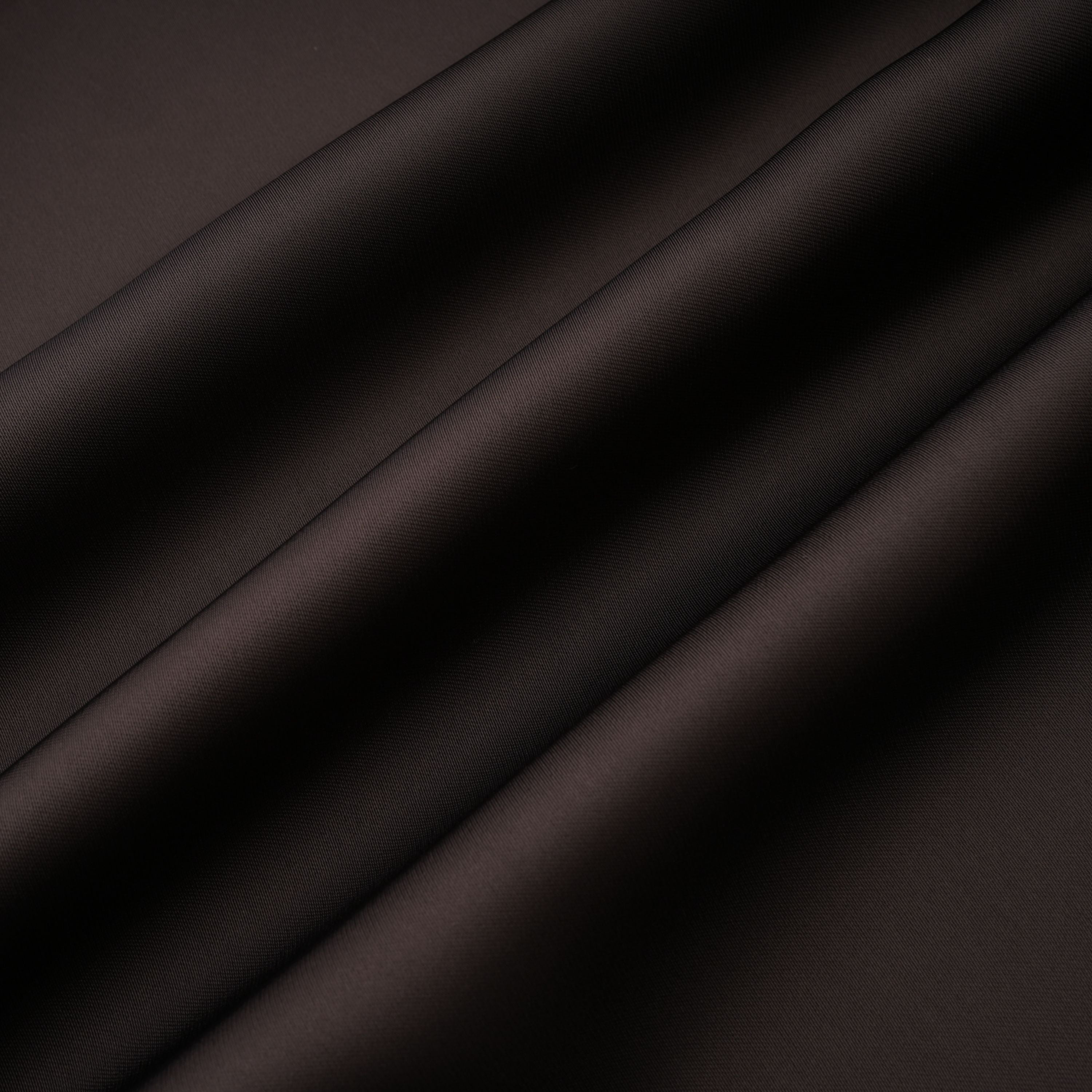 Henrik Brown Kleid mit Spitzenbesatz