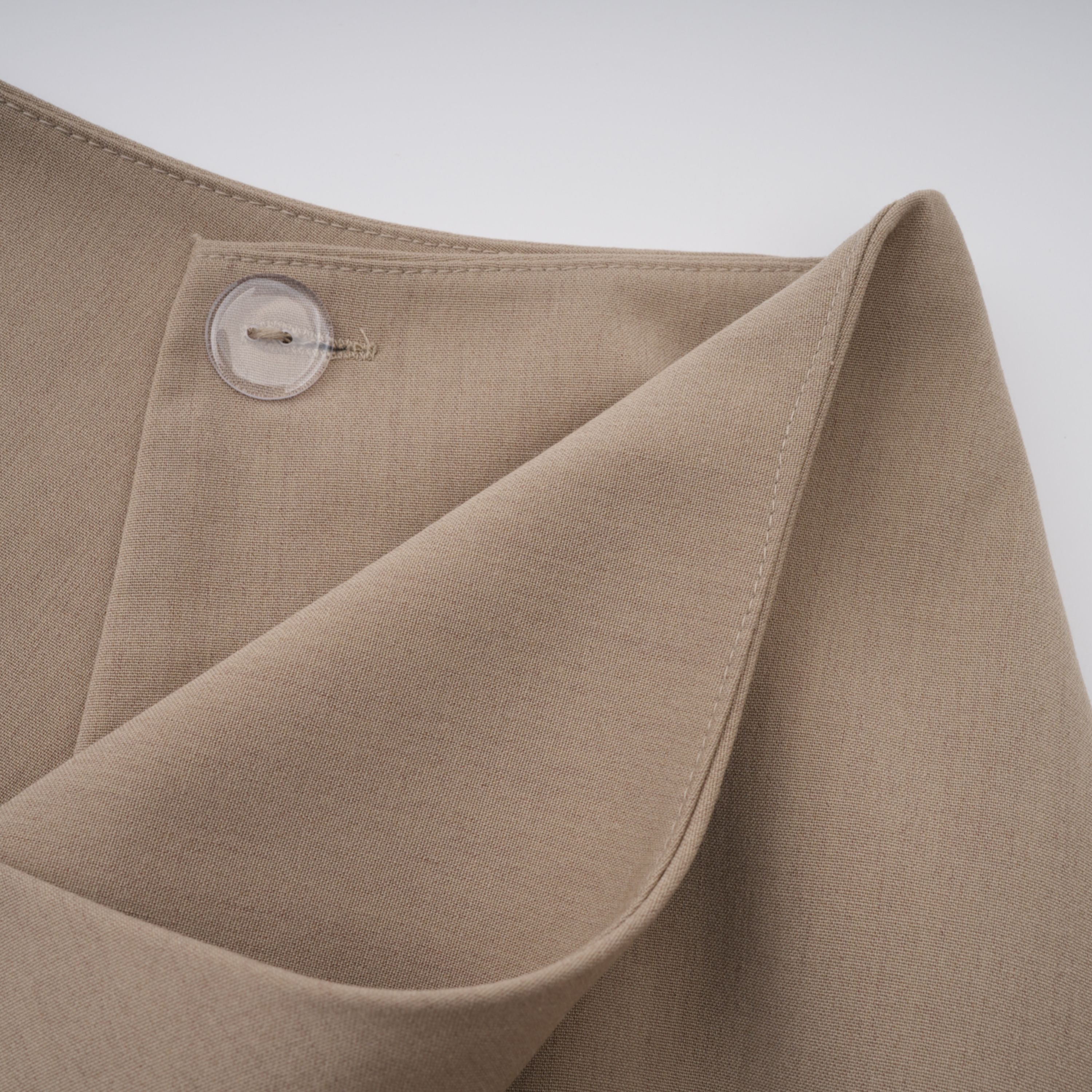 Filomena Grauer drapierter asymmetrischer Minirock