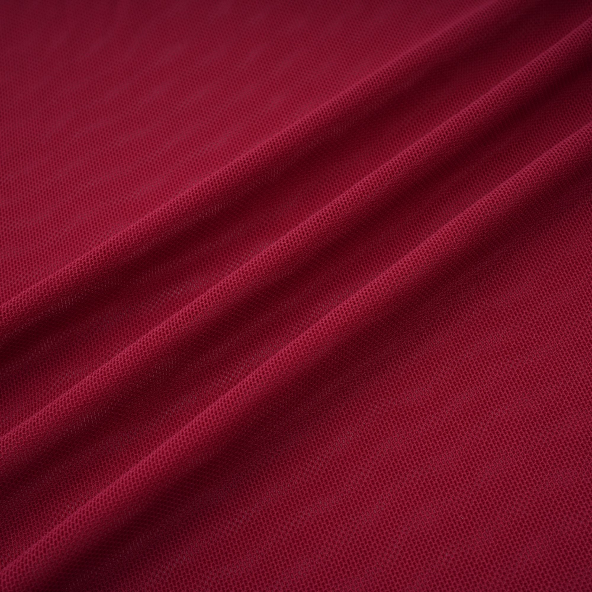 Sylphe Rotes asymmetrisches Maxikleid aus gerafftem Netzstoff