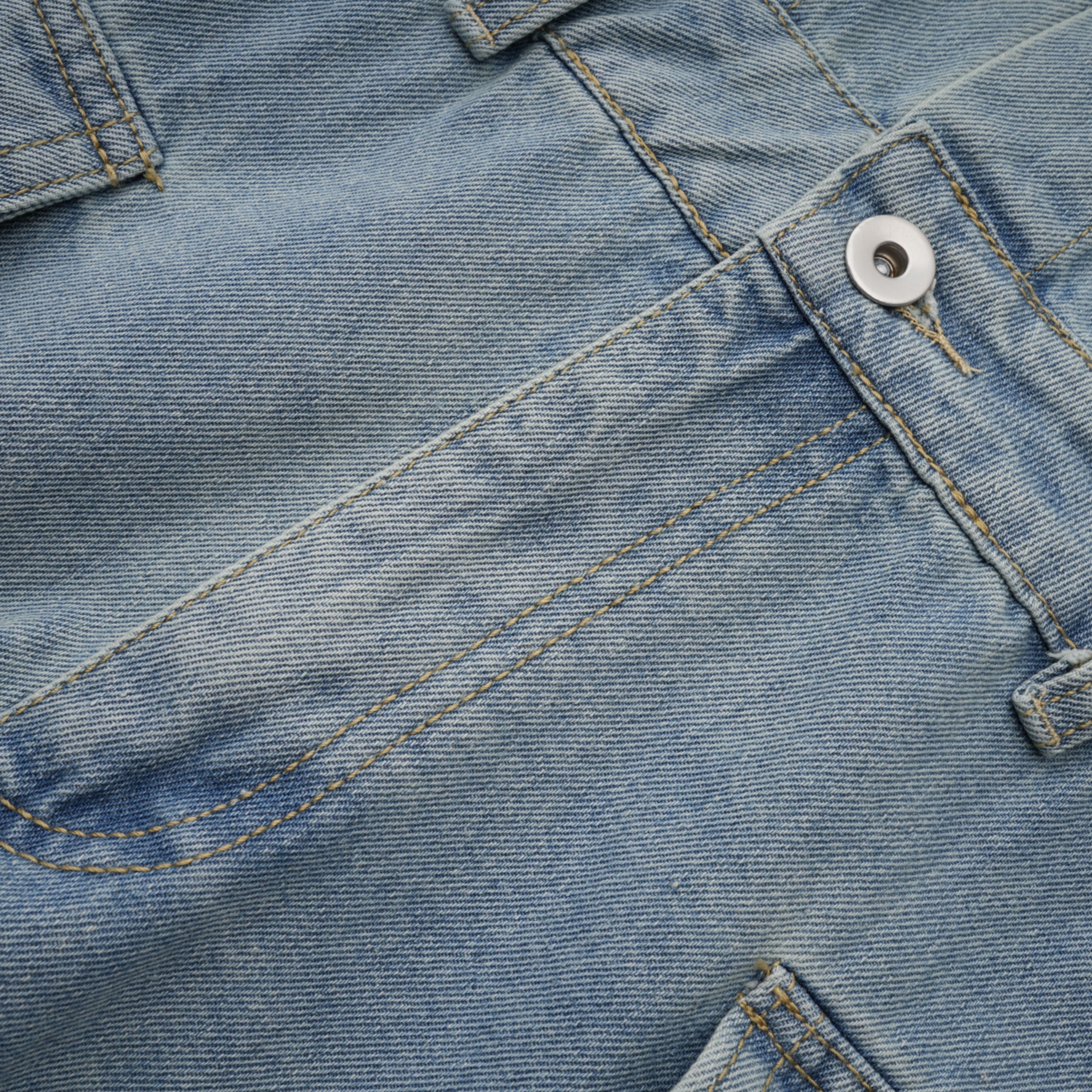 Marta Blauer Denim-Playsuit mit Verwaschen-Effekt