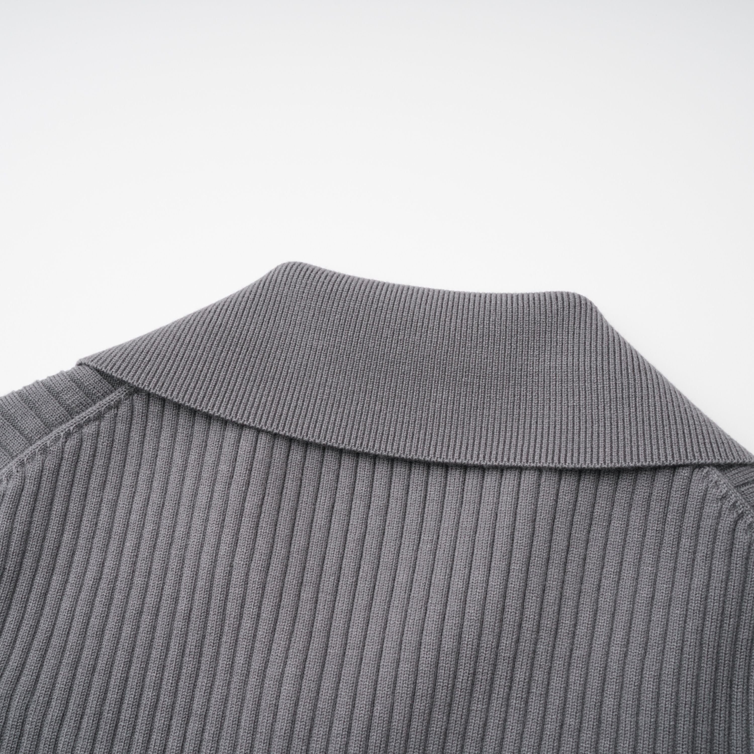 Claire Grey geripptes Strick-Body- und Hosen-Set